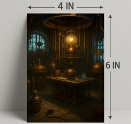 The Alchemists Workshop Poster PosterGoat