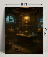 The Alchemists Workshop Poster PosterGoat
