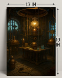 The Alchemists Workshop Poster PosterGoat