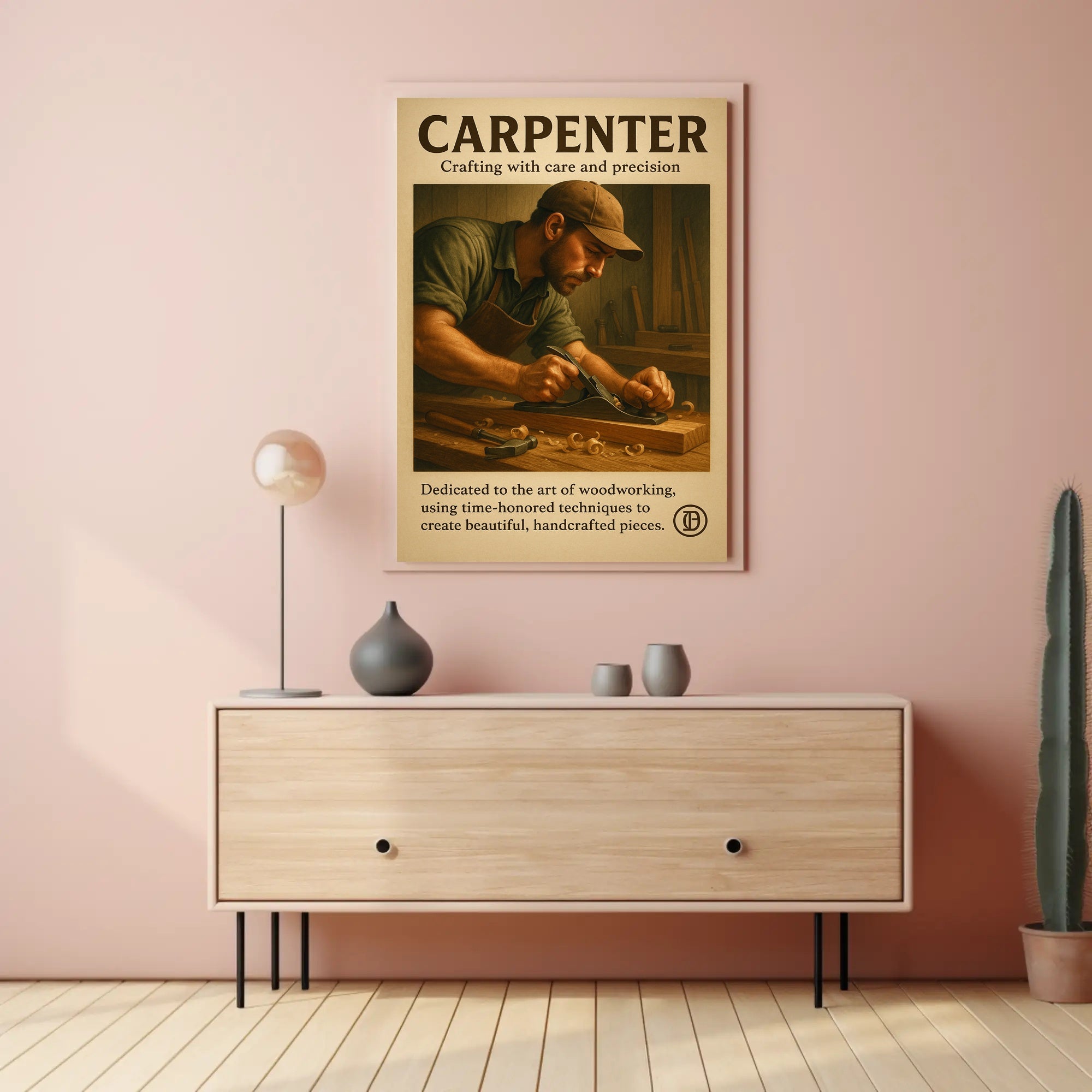 The Art of Carpentry Wall Art Print PosterGoat