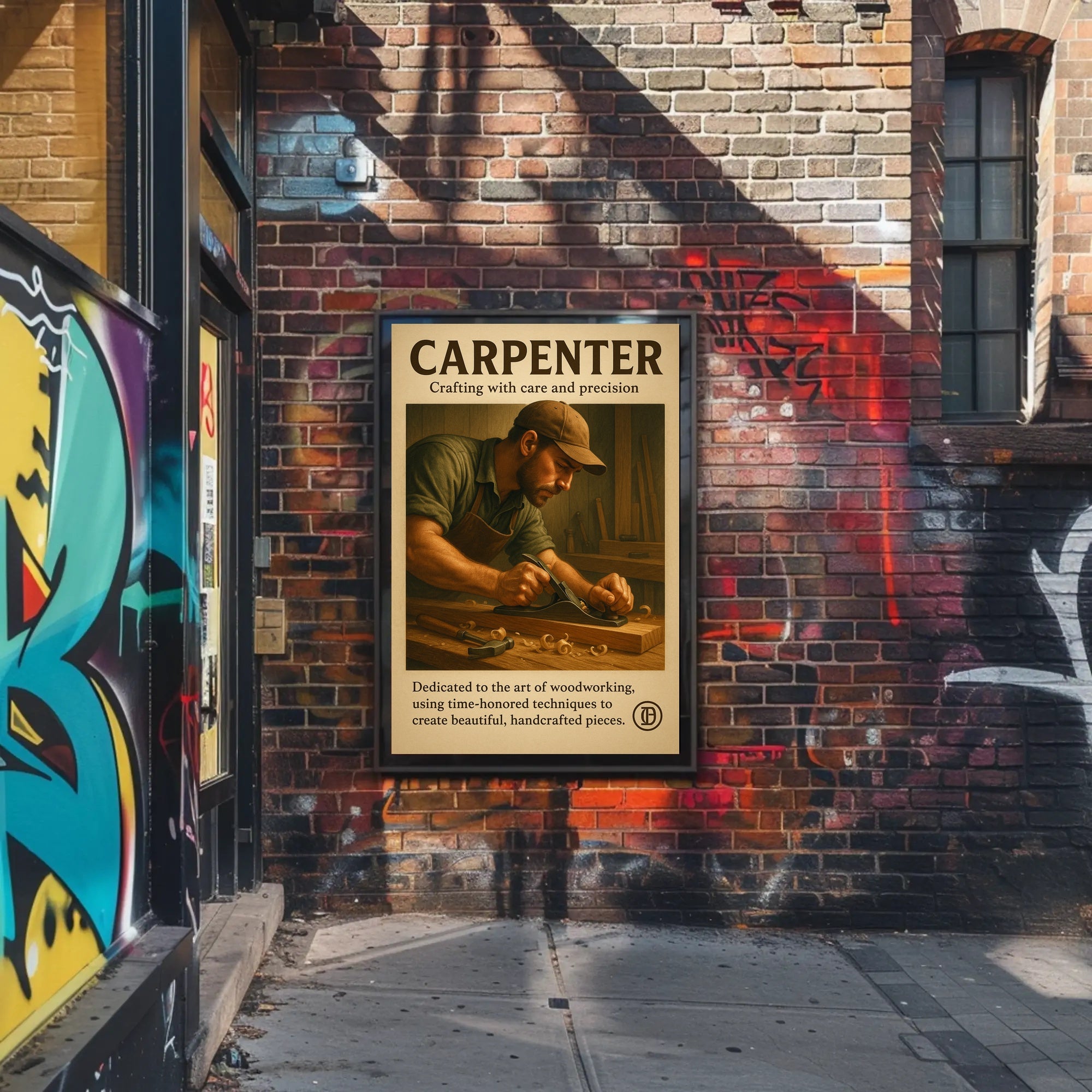 The Art of Carpentry Wall Art Print PosterGoat