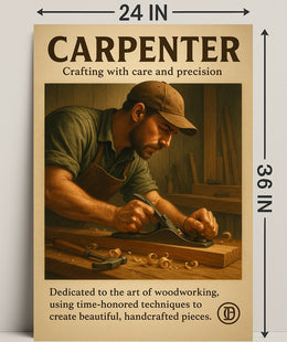 The Art of Carpentry Wall Art Print PosterGoat