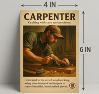 The Art of Carpentry Wall Art Print PosterGoat