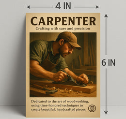 The Art of Carpentry Wall Art Print PosterGoat