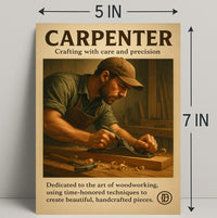 The Art of Carpentry Wall Art Print PosterGoat