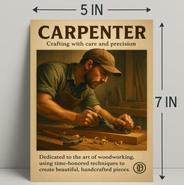 The Art of Carpentry Wall Art Print PosterGoat