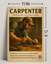 The Art of Carpentry Wall Art Print PosterGoat
