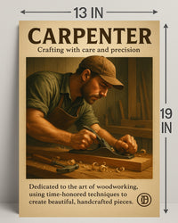 The Art of Carpentry Wall Art Print PosterGoat