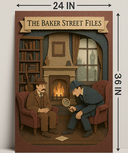 The Baker Street Files Poster PosterGoat