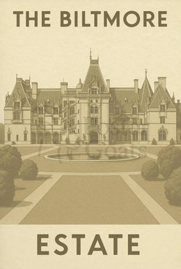 The Biltmore Estate Nostalgic Elegance Heritage Poster PosterGoat