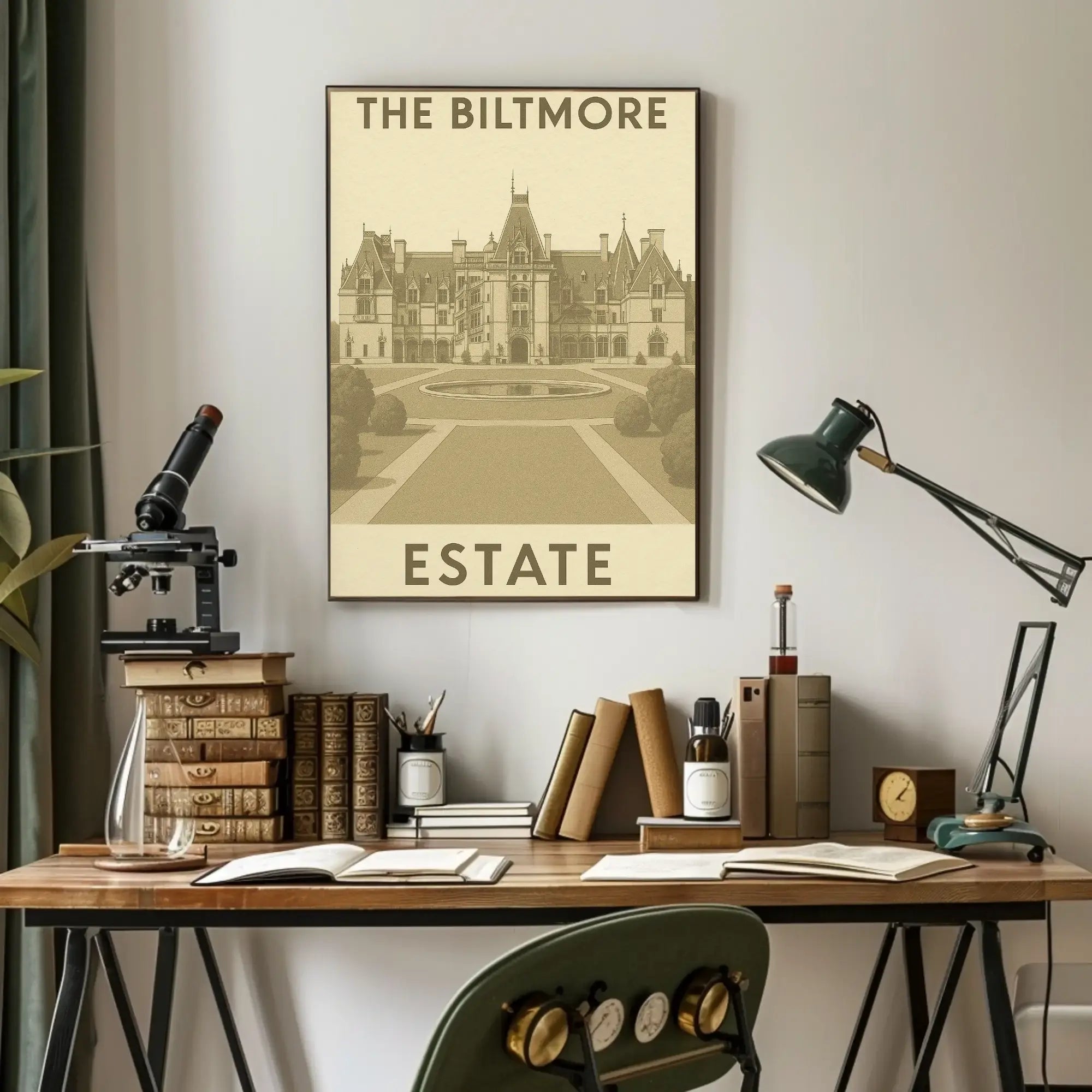 The Biltmore Estate Nostalgic Elegance Heritage Poster PosterGoat