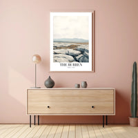 The Burren Tranquil Landscape Modern Artistic Poster PosterGoat