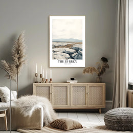 The Burren Tranquil Landscape Modern Artistic Poster PosterGoat