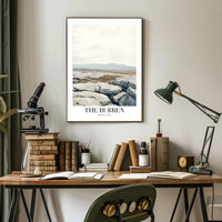 The Burren Tranquil Landscape Modern Artistic Poster PosterGoat