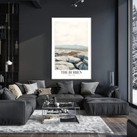 The Burren Tranquil Landscape Modern Artistic Poster PosterGoat