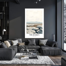 The Burren Tranquil Landscape Modern Artistic Poster PosterGoat