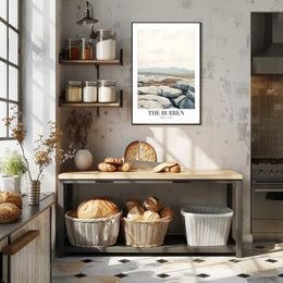 The Burren Tranquil Landscape Modern Artistic Poster PosterGoat