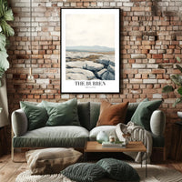 The Burren Tranquil Landscape Modern Artistic Poster PosterGoat