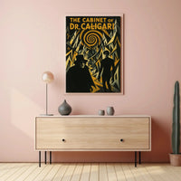 The Cabinet of Dr. Caligari Vintage Pop Culture Poster PosterGoat