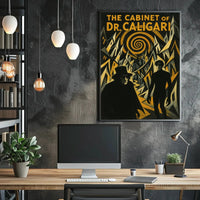 The Cabinet of Dr. Caligari Vintage Pop Culture Poster PosterGoat