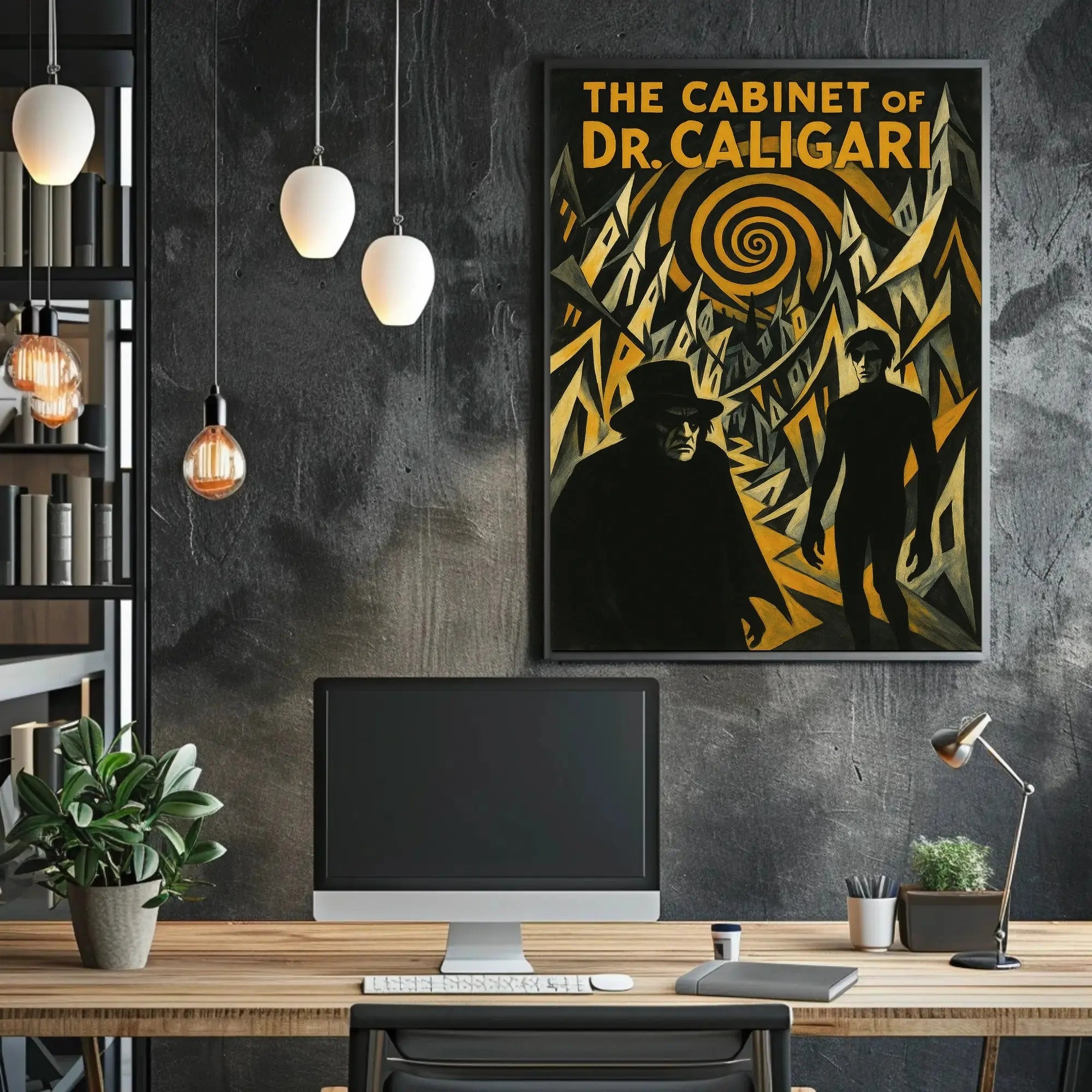 The Cabinet of Dr. Caligari Vintage Pop Culture Poster PosterGoat