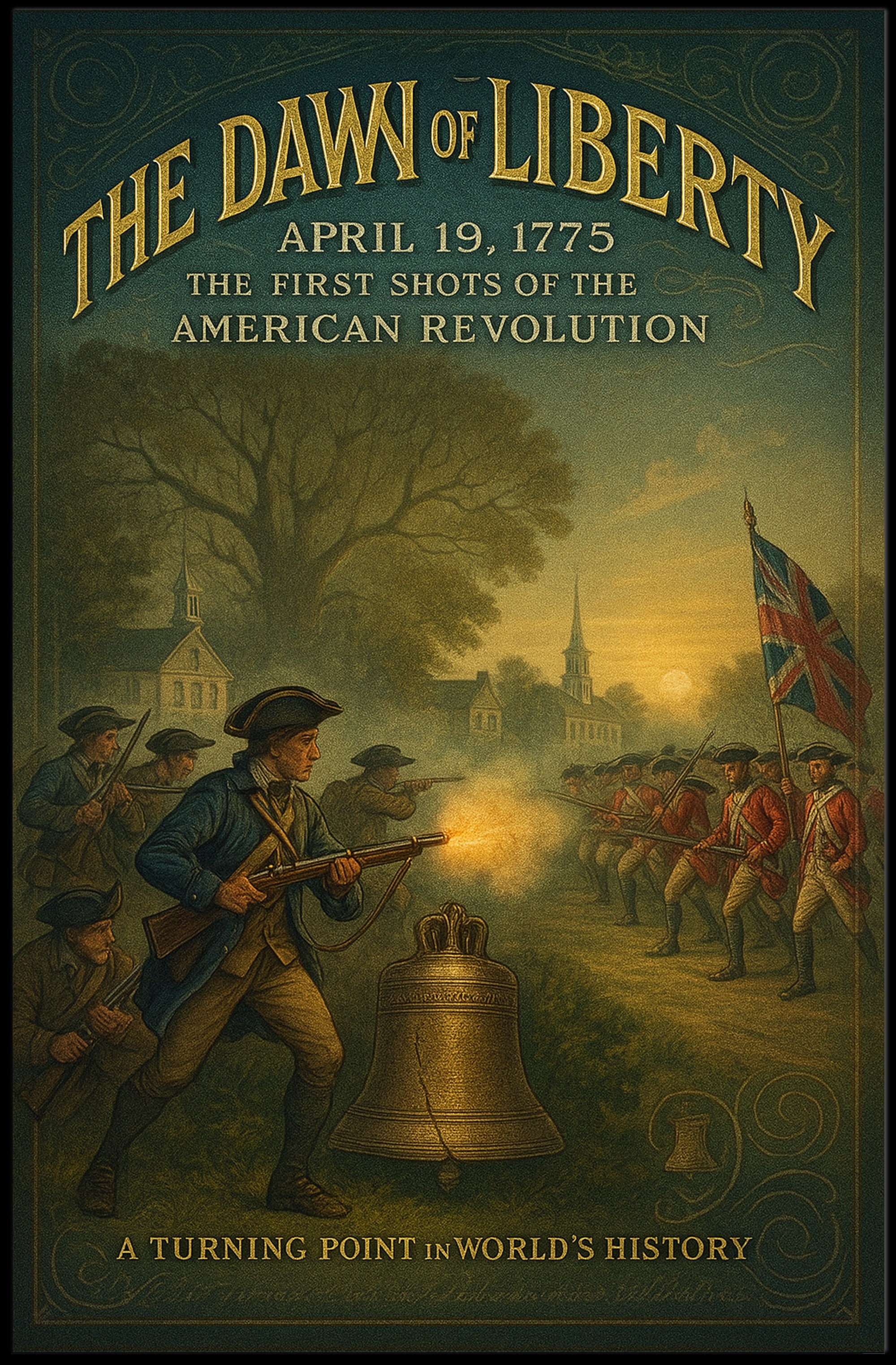 The Dawn of Liberty Wall Art Print PosterGoat