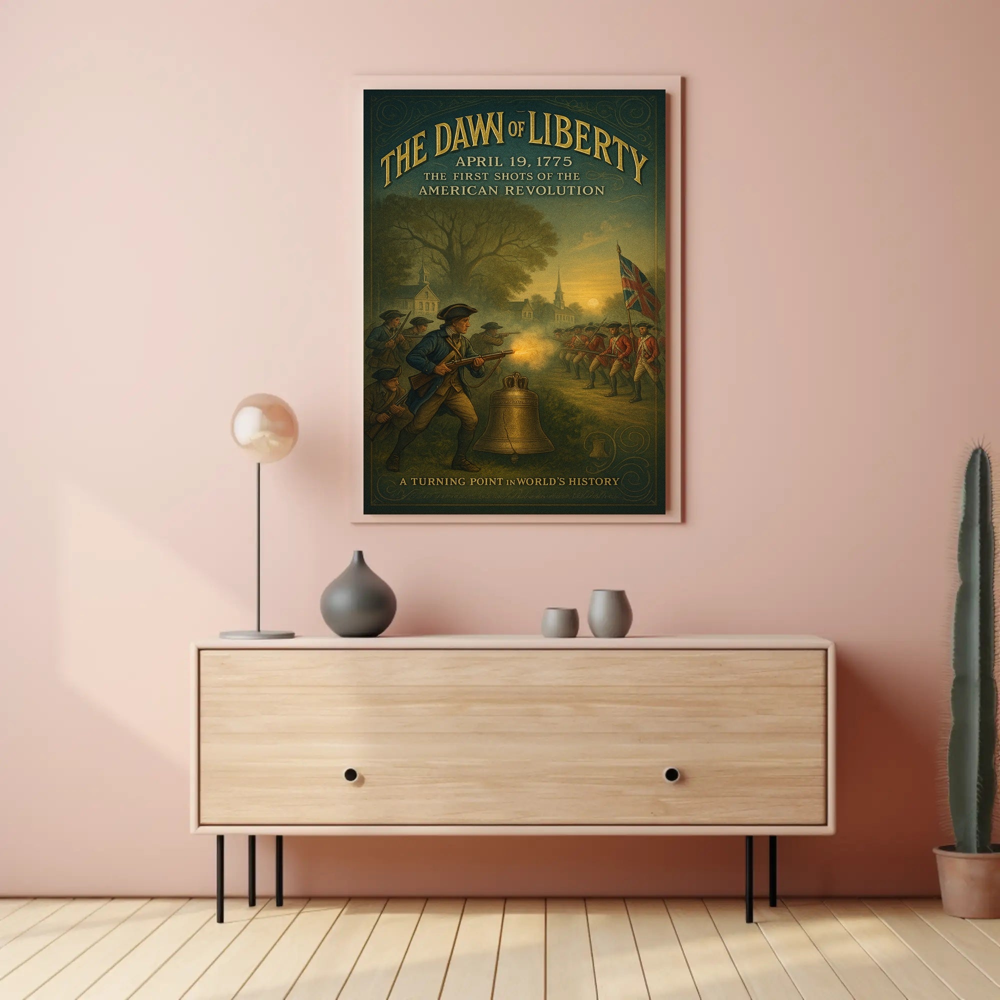 The Dawn of Liberty Wall Art Print PosterGoat