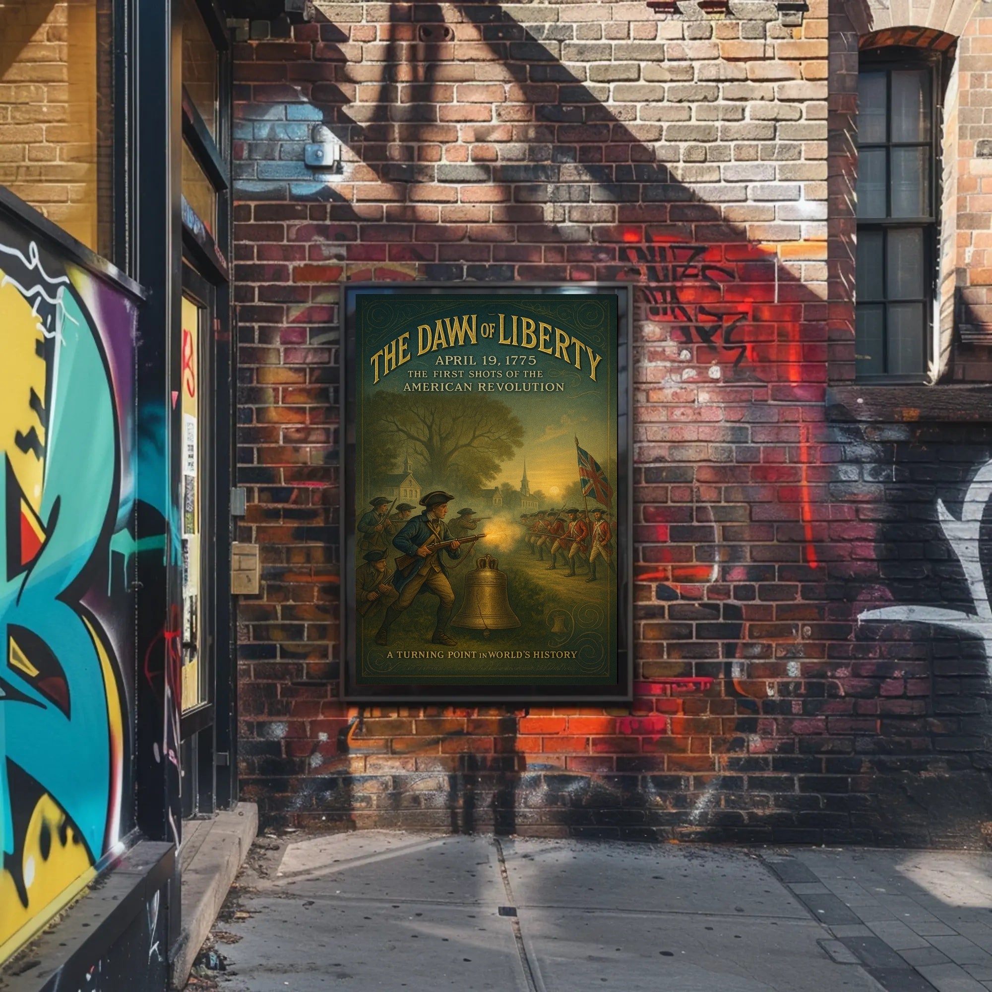 The Dawn of Liberty Wall Art Print PosterGoat
