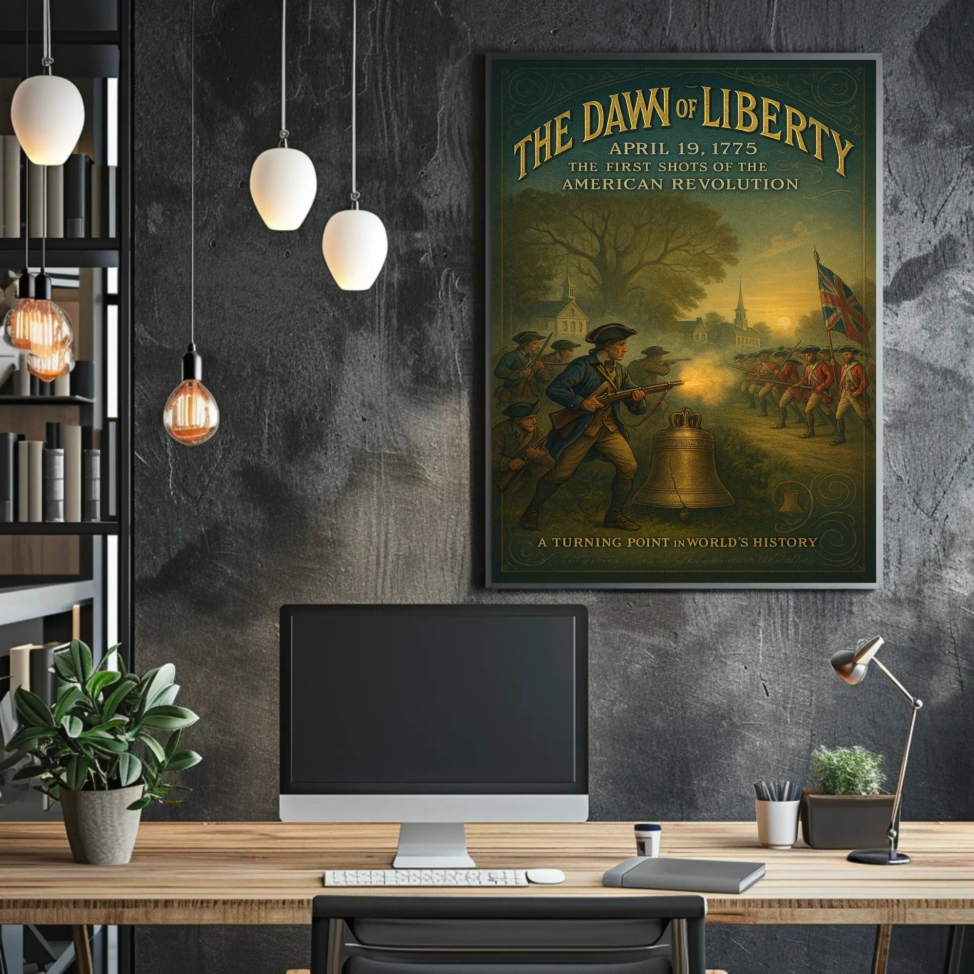 The Dawn of Liberty Wall Art Print PosterGoat
