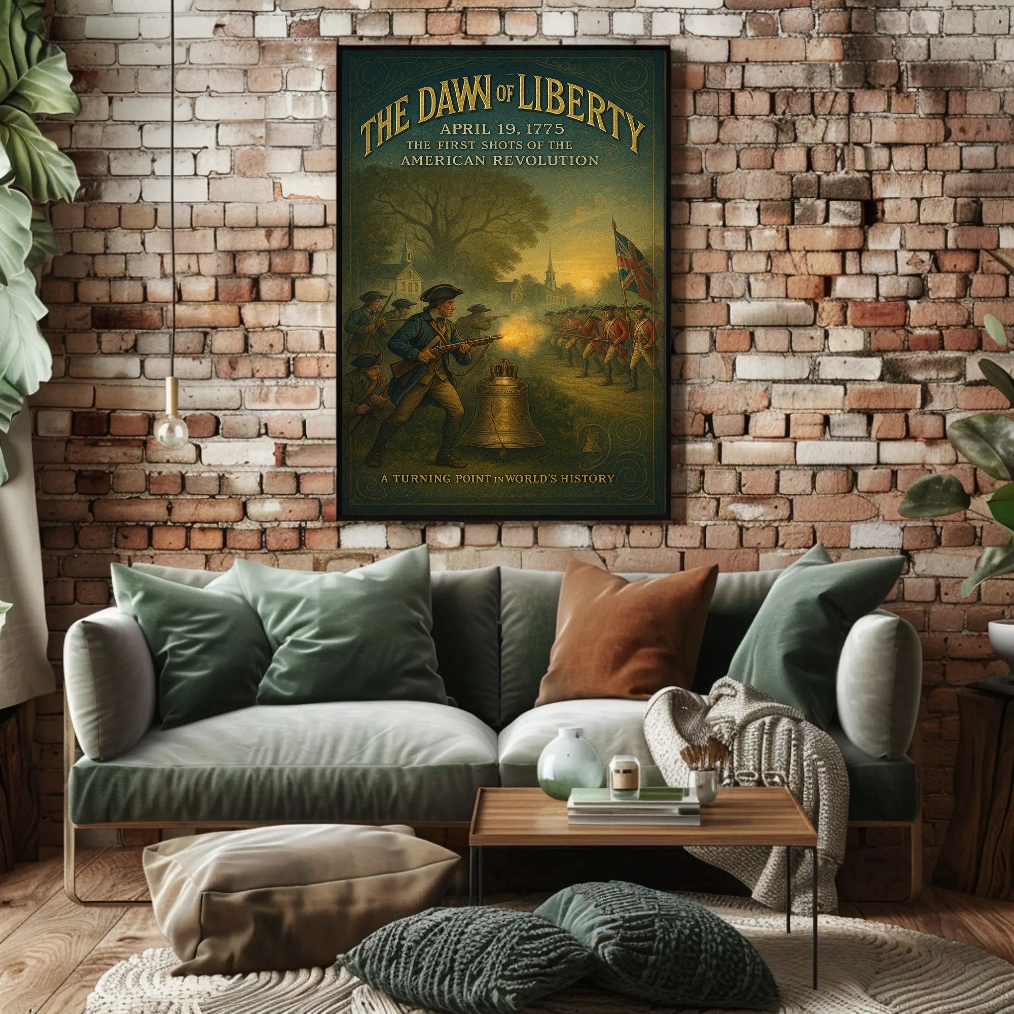 The Dawn of Liberty Wall Art Print PosterGoat