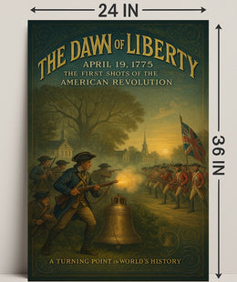 The Dawn of Liberty Wall Art Print PosterGoat