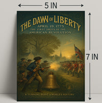 The Dawn of Liberty Wall Art Print PosterGoat