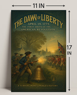 The Dawn of Liberty Wall Art Print PosterGoat