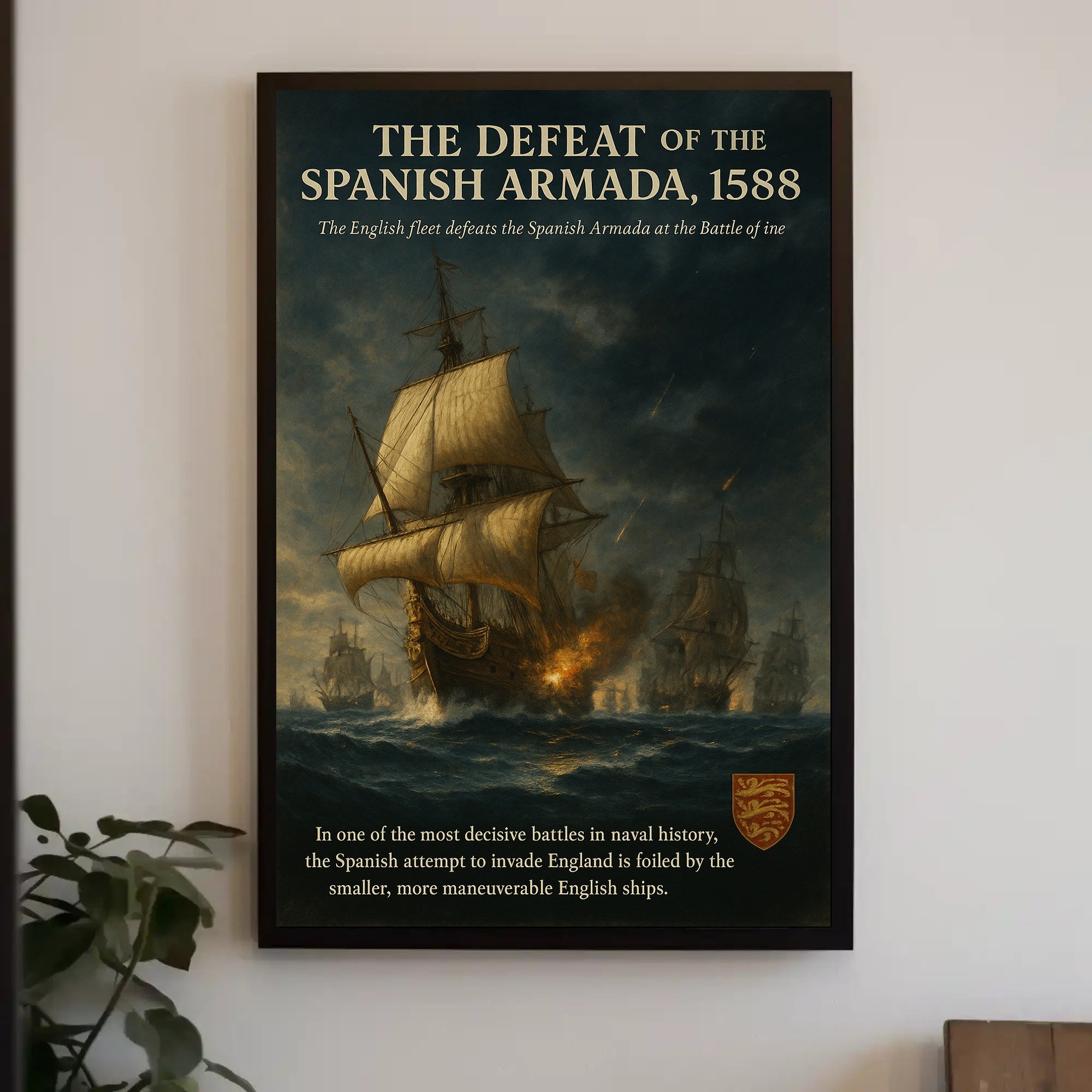 The Defeat Of The Spanish Armada, 1588 Poster PosterGoat