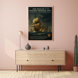 The Defeat Of The Spanish Armada, 1588 Poster PosterGoat