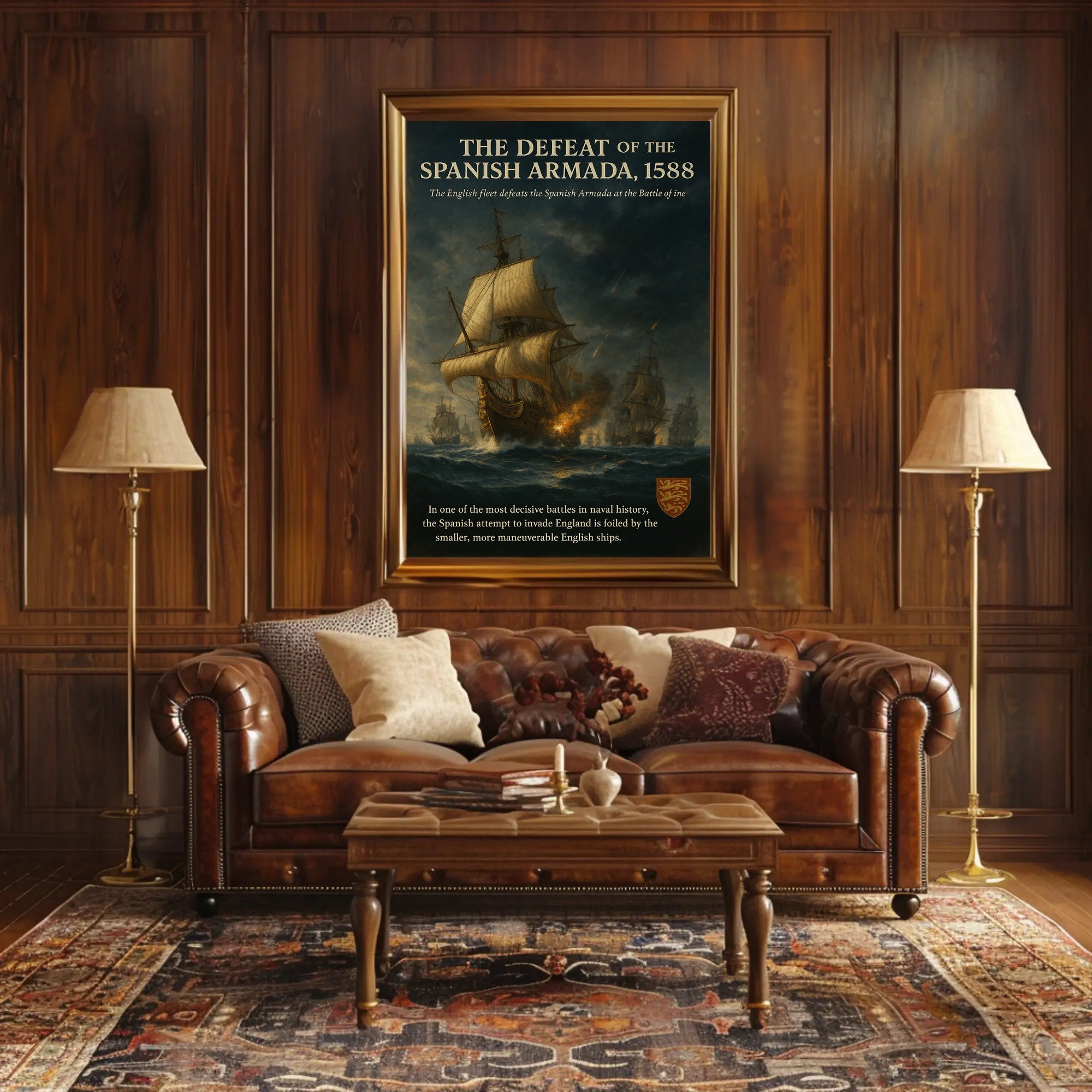 The Defeat Of The Spanish Armada, 1588 Poster PosterGoat