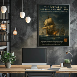 The Defeat Of The Spanish Armada, 1588 Poster PosterGoat