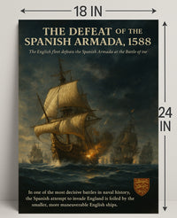 The Defeat Of The Spanish Armada, 1588 Poster PosterGoat
