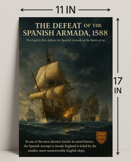 The Defeat Of The Spanish Armada, 1588 Poster PosterGoat