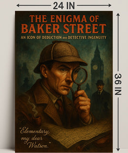 The Enigma Of Baker Street Poster PosterGoat