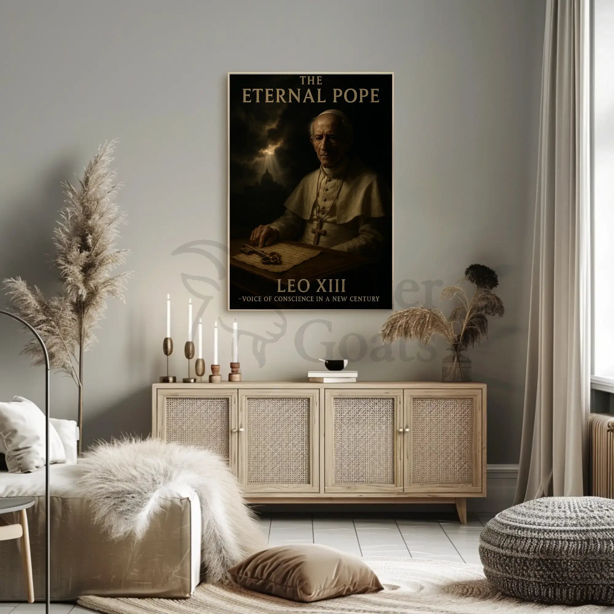 The Eternal Vatican Leo XIII Heritage Poster PosterGoat
