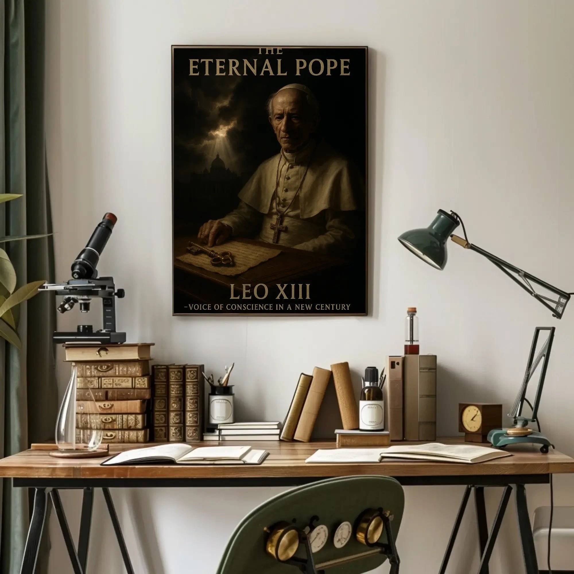 The Eternal Vatican Leo XIII Heritage Poster PosterGoat