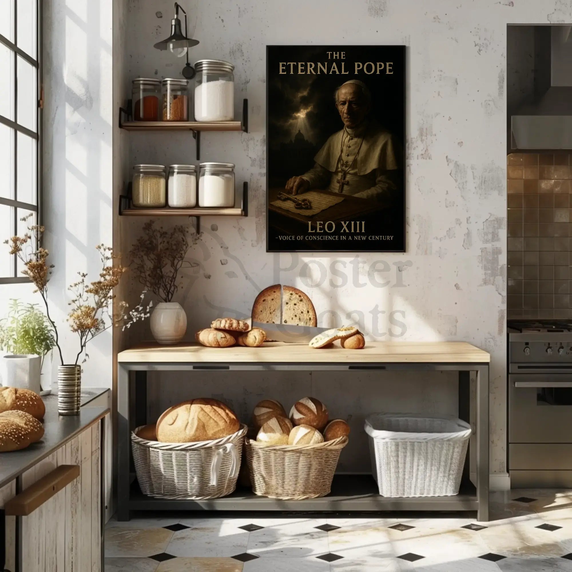 The Eternal Vatican Leo XIII Heritage Poster PosterGoat
