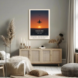 The Final Flight Memorial Military Tribute Poster PosterGoat