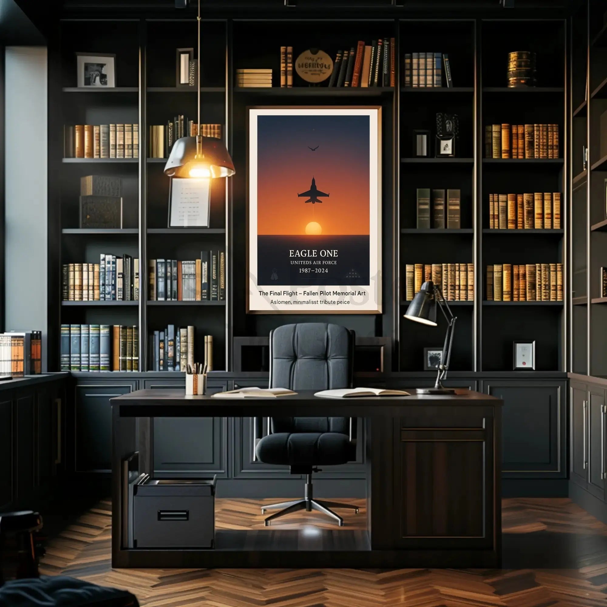 The Final Flight Memorial Military Tribute Poster PosterGoat