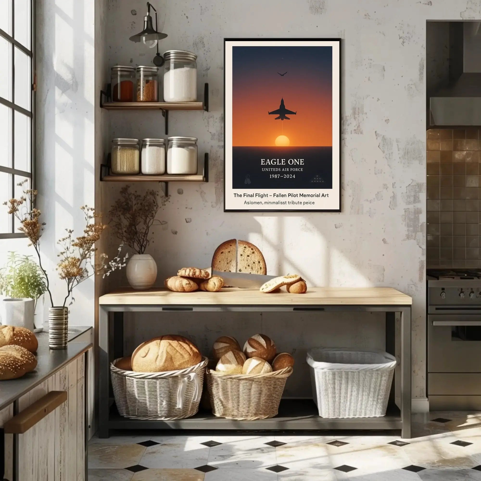 The Final Flight Memorial Military Tribute Poster PosterGoat
