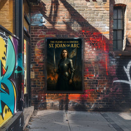 The Flame And The Sword St. Joan Of Arc Poster PosterGoat