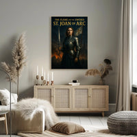 The Flame And The Sword St. Joan Of Arc Poster PosterGoat