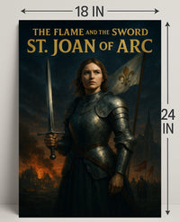 The Flame And The Sword St. Joan Of Arc Poster PosterGoat