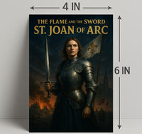 The Flame And The Sword St. Joan Of Arc Poster PosterGoat